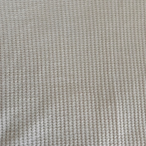 Free People FP One Tasha Thermal Top Tie Sleeve Women’s Size Small Ivory - Picture 11 of 15